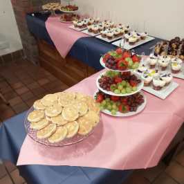 food on a table