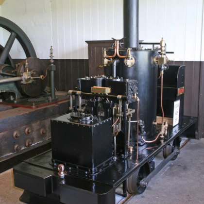 a close up of a train