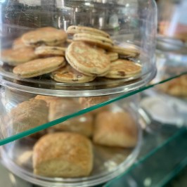 a tray of food