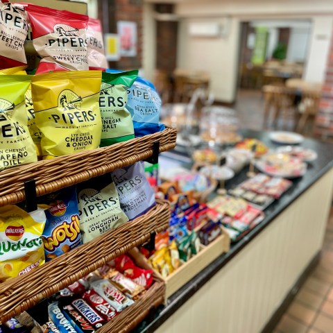 a store filled with lots of food
