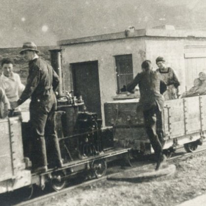 a vintage photo of a man