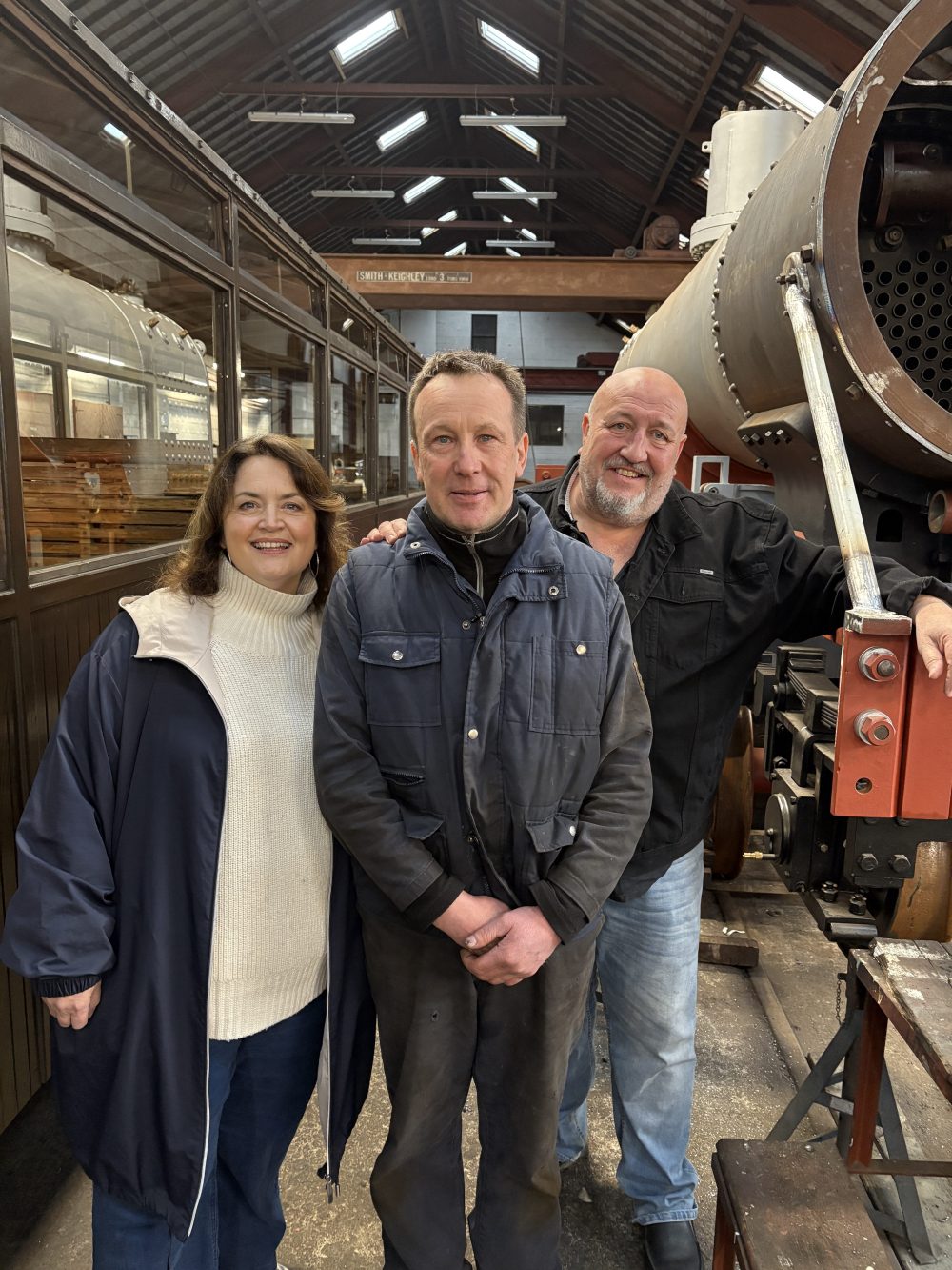 Ruth and Steve with our MD Matt Hills